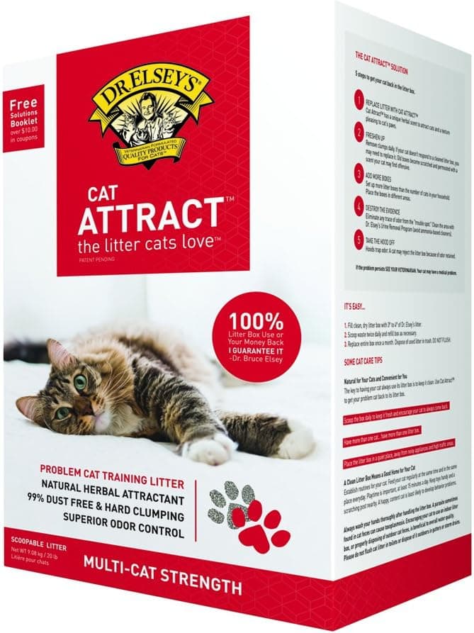 Dr. Elsey's Cat Attract Litter - effective solution for female cat spraying