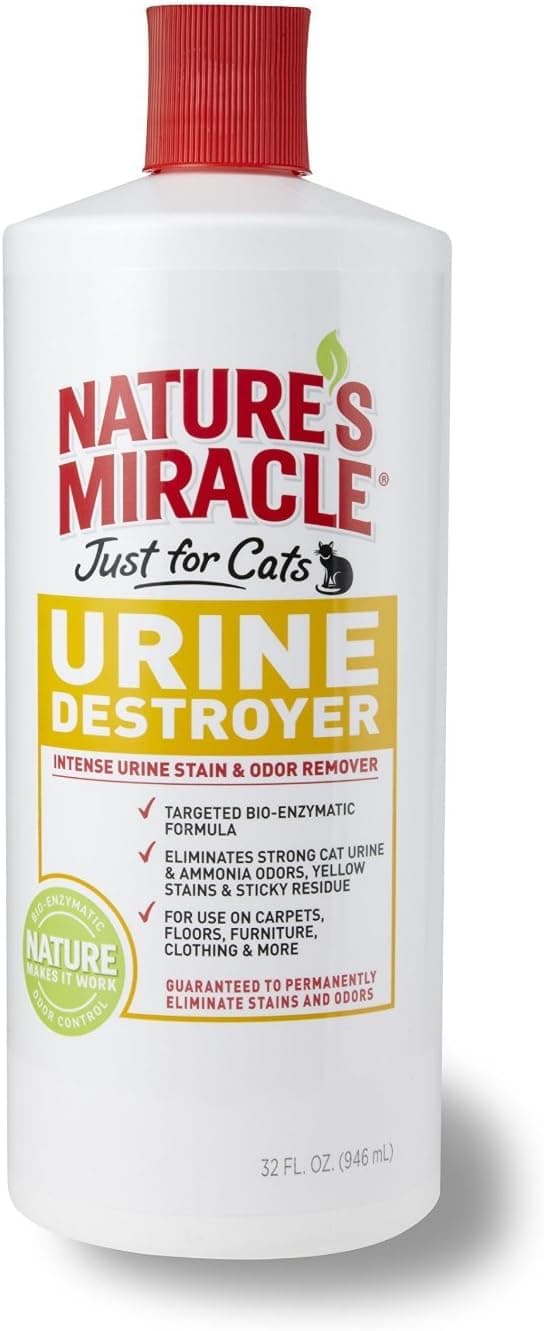Nature's Miracle Advanced Stain & Odor Eliminator - effective solution for female cat spraying